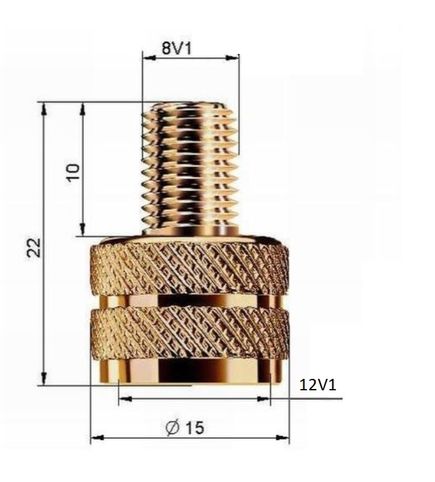 ADAPTER 12V1 -> 8V1 FOR EM VALVE